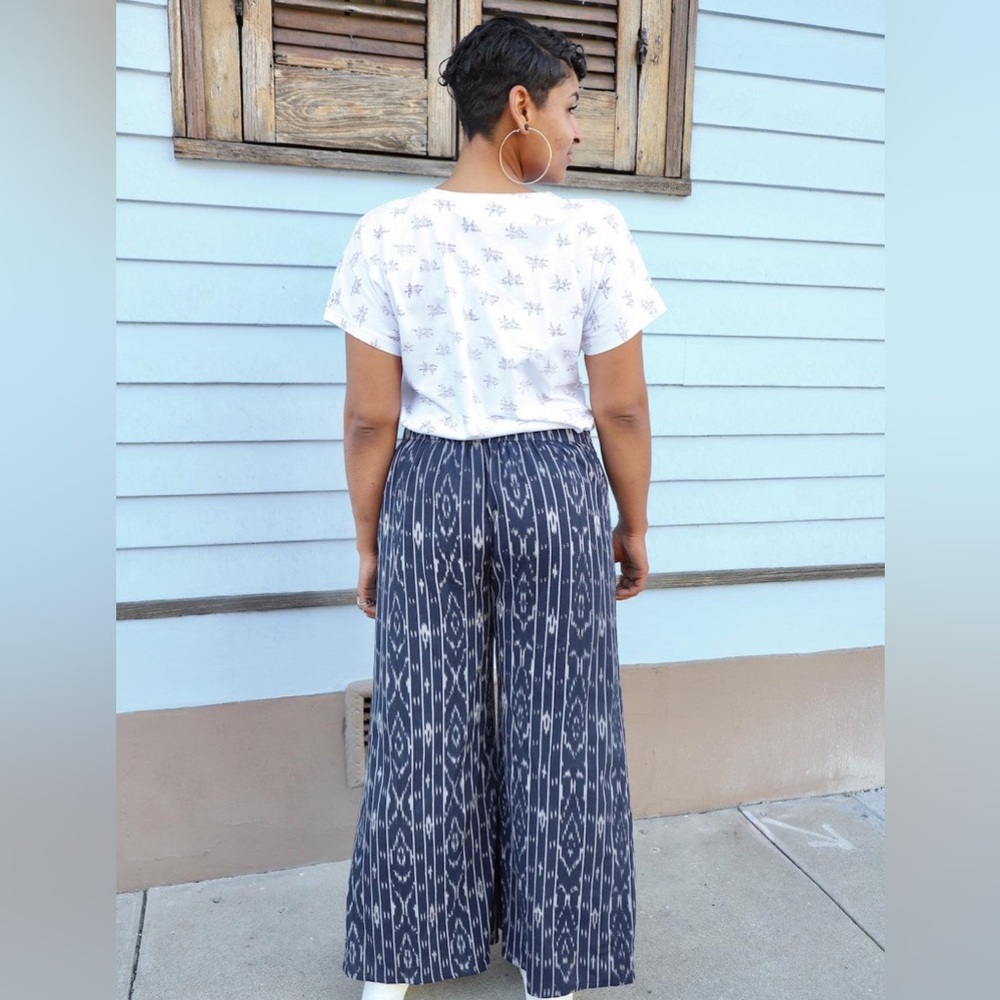 Free People Passion Lillie Cotton Bohemian Wide Leg Pants - Picture 2 of 10